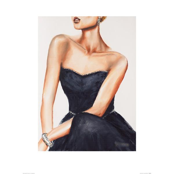 Janel Eleftherakis作品 All That Glitters V アートプリント 木製フレーム付 80×60cm