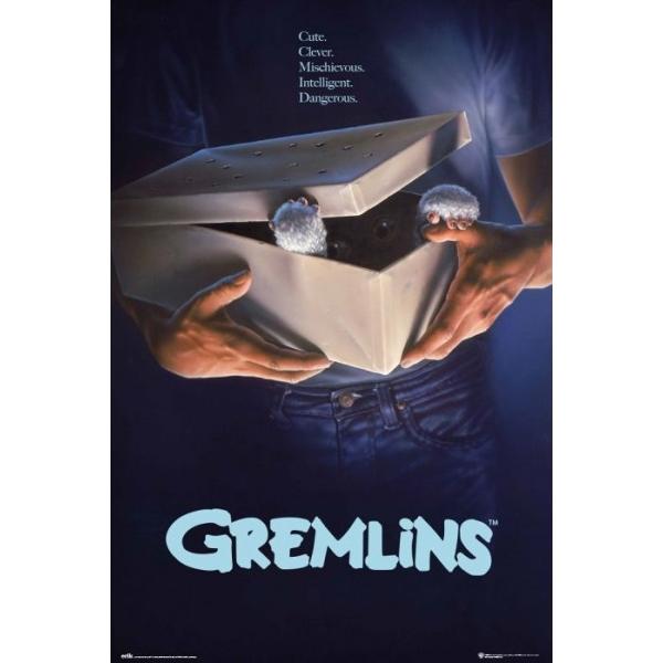 グレムリン GREMLINS 映画ポスター 軽量アルミ製フレーム付 91.5×61cm