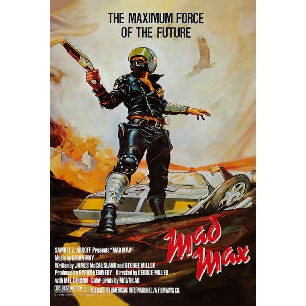 マッドマックス 映画ポスター 軽量アルミ製フレーム付 MAD MAX マッド 
