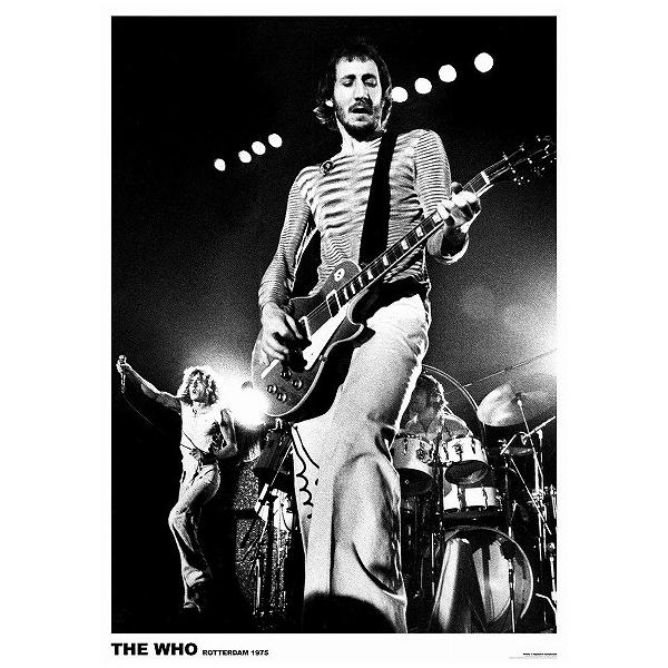 ザ・フー ピート・タウンゼント ポスター Who Pete Townsend 軽量アルミ製フレーム付 84.1×59.4cm