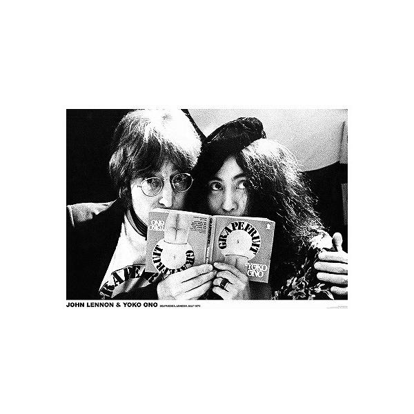 ジョン レノン オノ ヨーコ ポスター John Lennon Yoko フレーム付 Music 1333 1 ポスターアート通販の檜屋 通販 Yahoo ショッピング