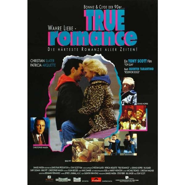 トゥルー・ロマンス 映画ポスター(シアターサイズ)/フレーム付 TRUE ROMANCE ドイツ版ポスター