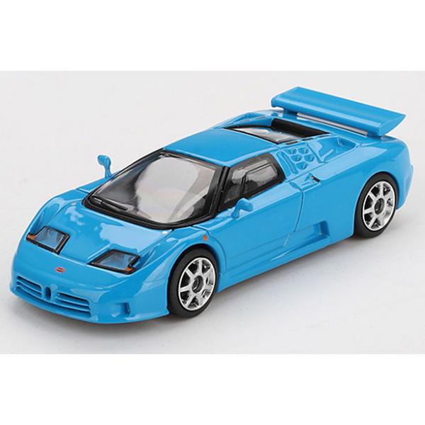 MINI GT 1/64 ブガッティ EB110 スーパースポーツ ブルー 左ハンドル
