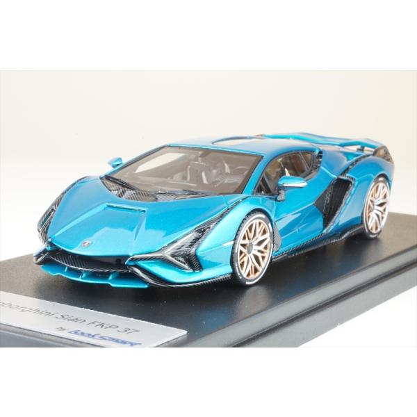 ★美品・外箱付★LookSmart 1/43 シアンFKP37 LS507D 黄 ルックスマート 1/43 ランボルギーニ シアン FKP 37 Blu Uranus 完成品