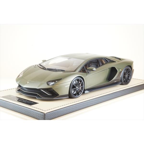 MRコレクション 1/18 ランボルギーニ アヴェンタドール ウルティマエ ヴェルデシトレア 完成品ミニカー LAMBO050SE