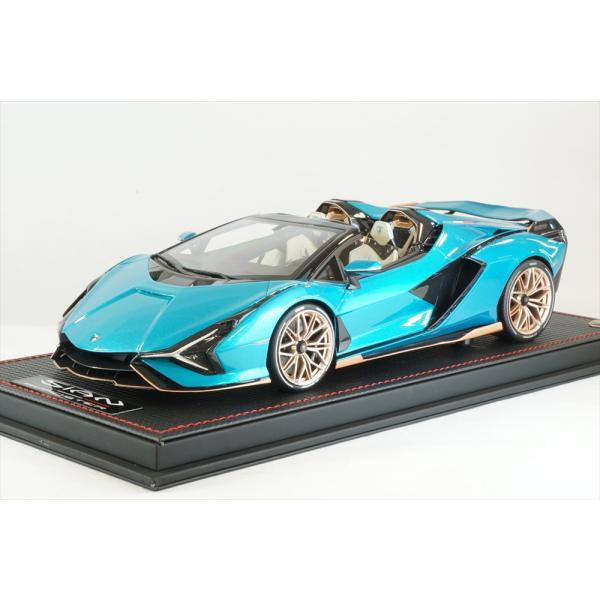 MRコレクション ランボルギーニ ミニカー MRコレクション 1/18 ランボルギーニ シアン ロードスター Blu Uranus