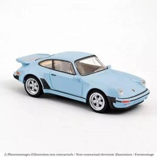 ノレブ 1/43 ポルシェ 911 ターボ 1978 ライトブルー 完成品ミニカー
