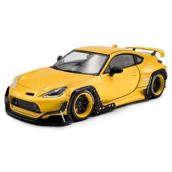 ソリド 1/43 トヨタ GR86 パンデム 2022 イエロー 完成品ミニカー