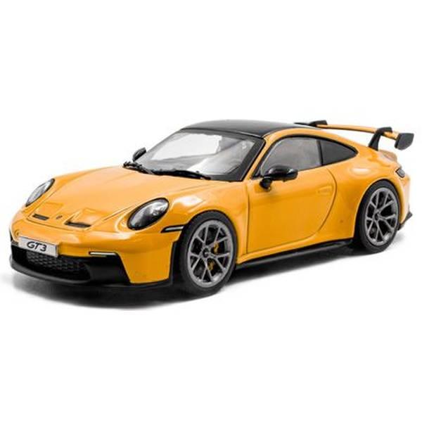 ソリド 1/43 ポルシェ 911 992 GT3 2023 イエロー 完成品ミニカー