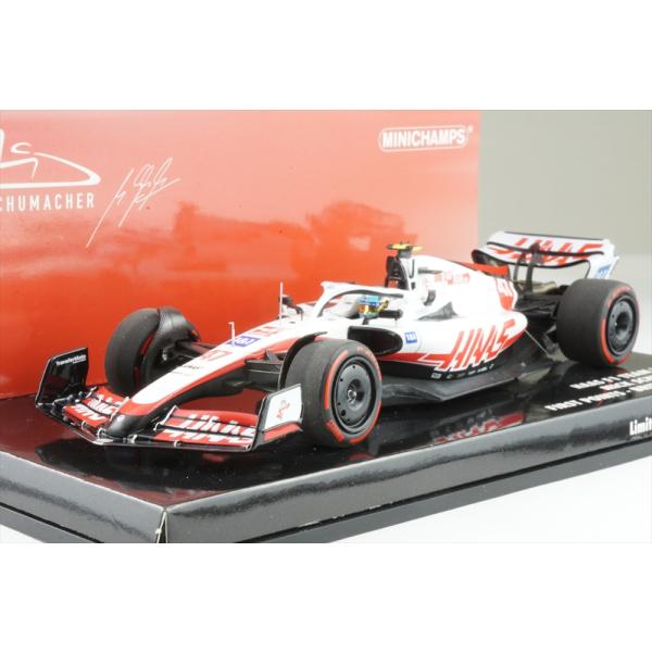 ミニチャンプス 1/43 ハース VF-22 No.47 2022 F1 イギリスGP M