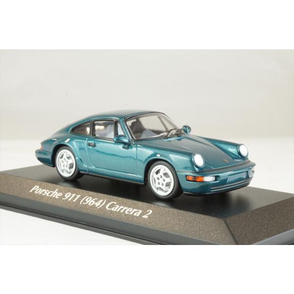 マキシチャンプス 1/43 ポルシェ 911 カレラ 1992 ターコイズ