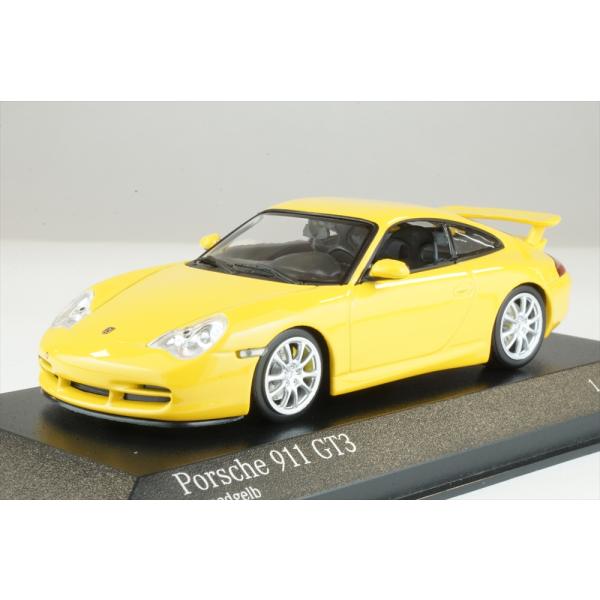 ミニチャンプス 1/43 ポルシェ 911 GT3 2003 イエロー 完成品ミニカー