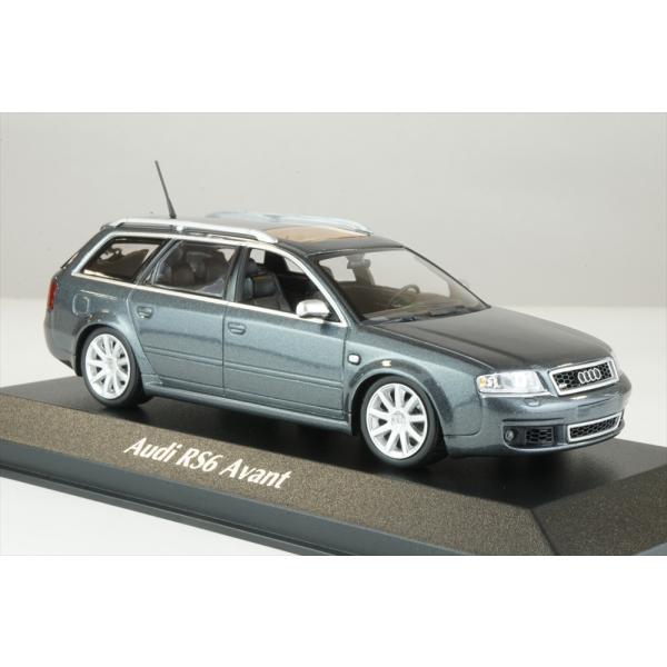 マキシチャンプス 1/43 アウディ RS6 アバント 2002 グレーメタリック