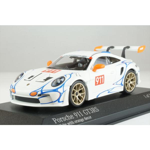 ミニチャンプス 1/43 ポルシェ 911 992 GT3RS 2023 ホワイト/オレンジ