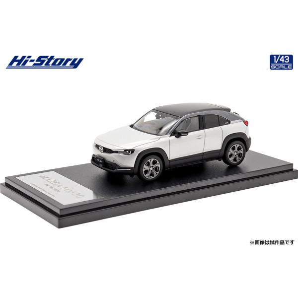 ハイストーリー 1/43 MAZDA CX-30 ミニカー　マツダ　ホワイト Amazon | 1/43 マツダ特注 ハイストーリー マツダ CX-30 2019