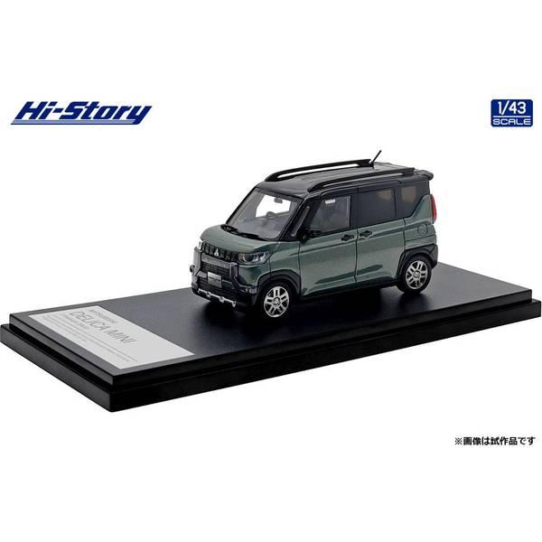 ハイストーリー 1/43 ミツビシ デリカミニ T Premium 2023 アッシュ