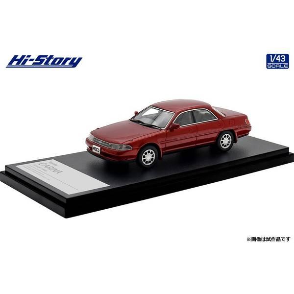 ハイストーリー 1/43 トヨタ カリーナED 2.0X 1990 レッドマイカ 完成
