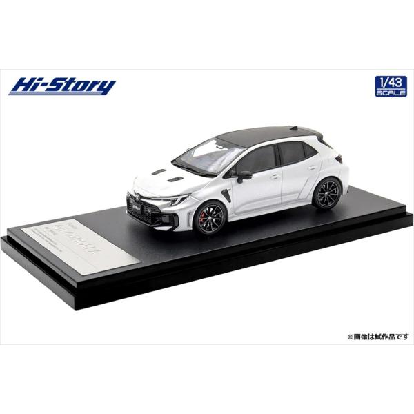 ハイストーリー 1/43 トヨタ GR カローラ RZ 2025 プラチナホワイト