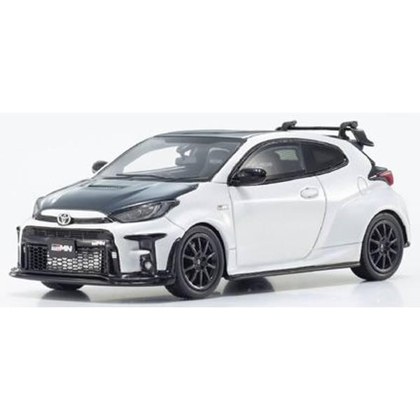 京商 1/43 トヨタ GRMN ヤリス サーキットパッケージ ホワイト 完成品