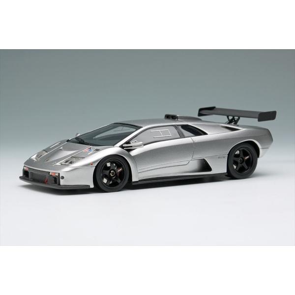 アイドロン 1/43 ランボルギーニ ディアブロ GTR 1999 シルバー 完成品