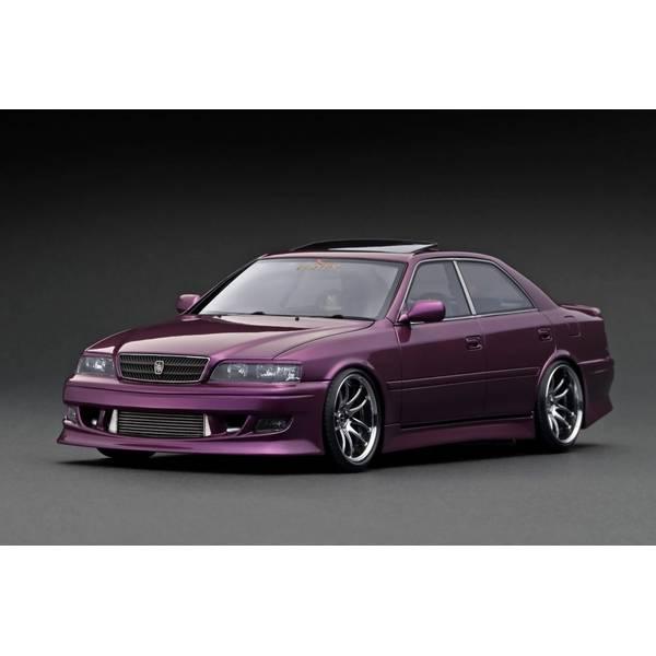 イグニッションモデル 1/18 VERTEX JZX100 トヨタ チェイサー パープル