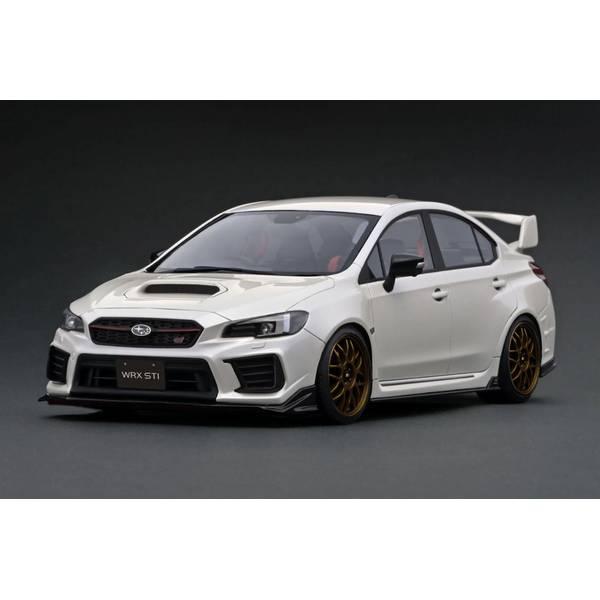 イグニッションモデル 1/18 スバル WRX CBA-VAB STI パールホワイト