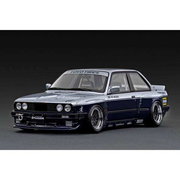 イグニッションモデル 1/18 BMW PANDEM 30 シルバー/ブルー 完成品