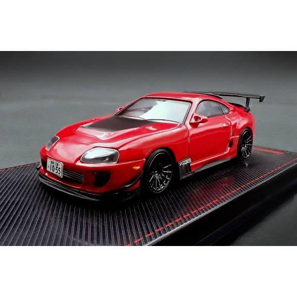 イグニッションモデル 1/64 トヨタ スープラ JZA80 RZ レッド 完成品