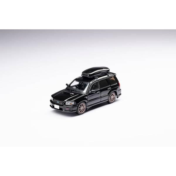 MODEL 1/64 スバル フォレスター SG9 Sti ブラック 完成品ミニカー
