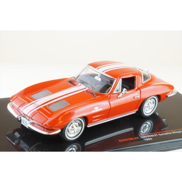 イクソ 1/43 シボレー コルベット スティングレー 1963 レッド