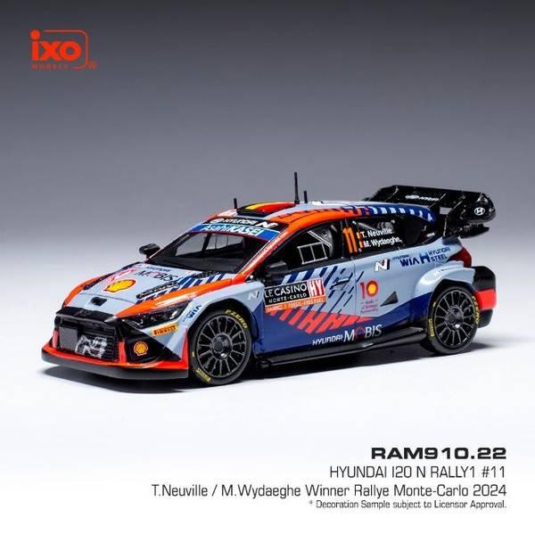 イクソ 1/43 ヒョンデ i20 N ラリー1 No.11 2024 WRC ラリー