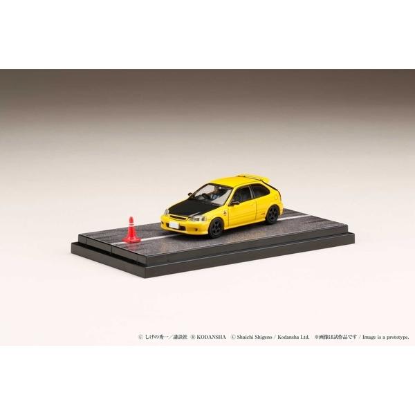 ホビージャパン 1/64 ホンダ シビック EK9 東堂塾/舘智幸 頭文字D