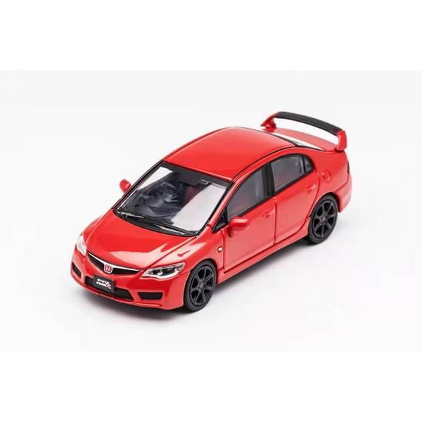 ダイキャストチーム 1/64 ホンダ シビック Type-R FD2 レッド 右