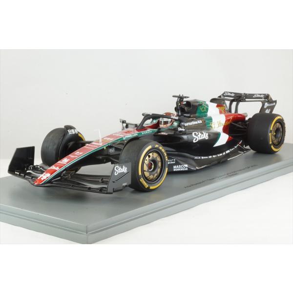 スパーク 1/43 アルファロメオC43 ボッタス 2023イタリア10位 スパーク 1/18 アルファロメオ C43 No.77 2023 F1 イタリアGP 10位 V