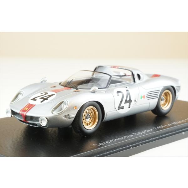スパーク 1 43 Serenissima スパイダー No 24 1966 ル マン24時間 J C ザウエル J De Mortemart 完成品ミニカー S7560 6月予約 ポストホビーミニカーショップ 通販 Yahoo ショッピング