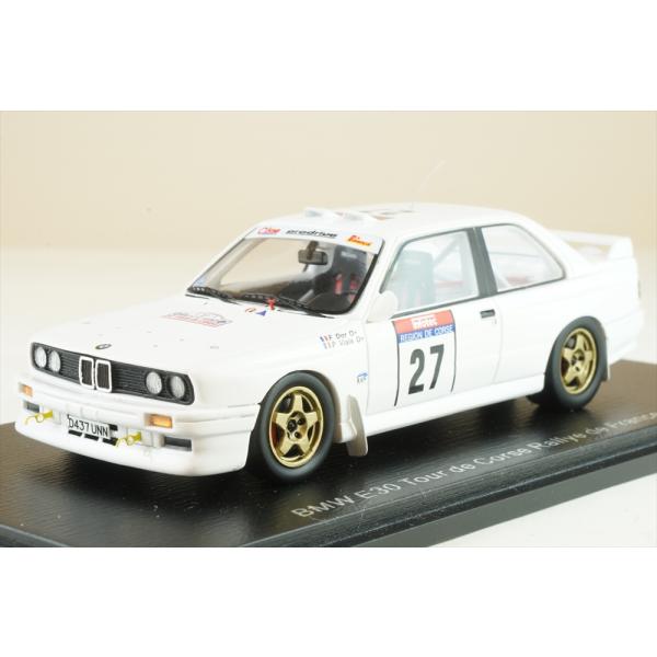スパーク 1/43 BMW E30 No.27 1990 WRC ツール・ド・コルス F.Dor/P