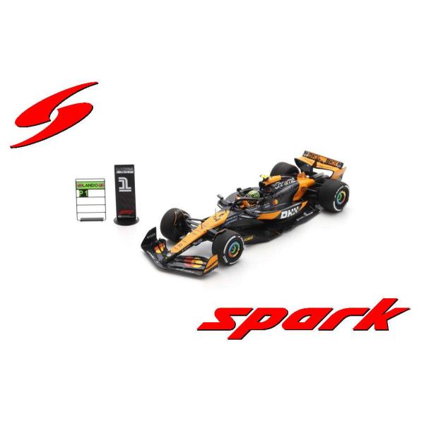 スパーク 1/43 マクラーレン MCL38 No.4 2024 F1 アブダビGP
