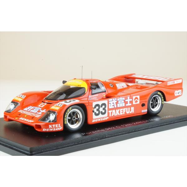 1/43スパーク ポルシェ 962 CK6 LM 1990 1/43 Spark Porsche 962 CK6 #52 LM 1992 Red w/ Case From