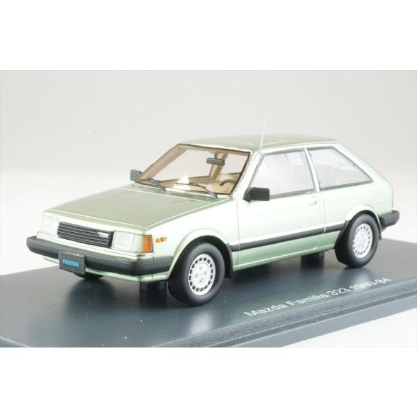 マツダ　ファミリアAP　イチコーミニチュアカー当時物　昭和レトロ シュコー 1/43 マツダ ファミリア 323 1980-84 ライトグリーン