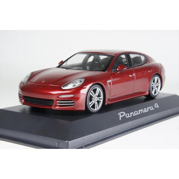 パナメーラ ヘルパ 新品 ポルシェ 1/43 GTS レッド ポルシェ純正