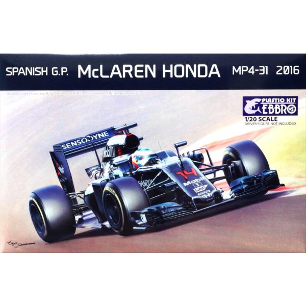 1／20エブロ完成品 エブロ 1/20 マクラーレン ホンダ MP4-31 スペインGP スケール