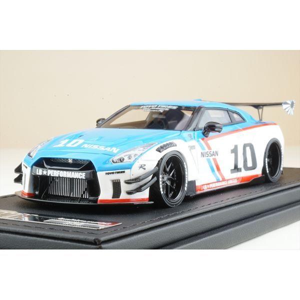 �C�O�j�b�V�������f�� 1/43 LB-WORKS �j�b�T�� GT-R R35 type 2 �z���C�g/�u���[ �����i�~�j�J�[ IG2555