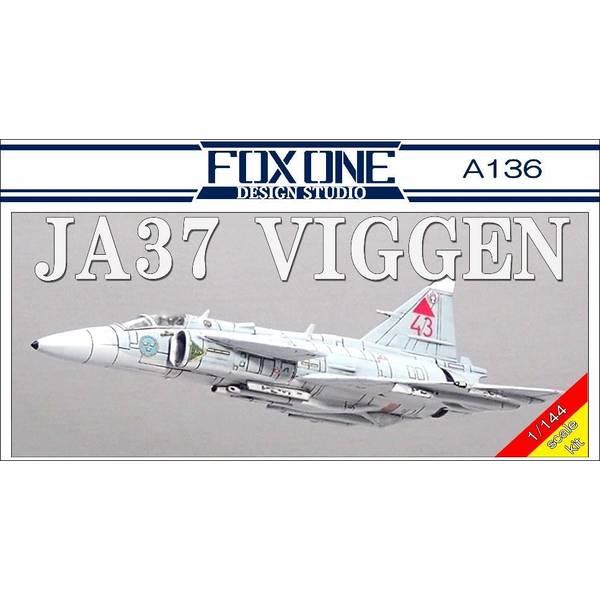フォックスワンデザイン 1/144 JA-37 ビゲン 最終派生型 フォックスワンデザイン 1/144 JA-37 ビゲン 最終派生型