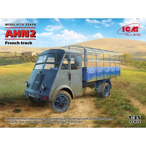 64ゲームセット ICM 1/35 ルノー AHN2 フランス トラック スケールモデル 35419
