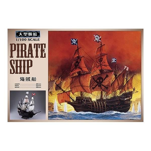 青島文化教材社 アオシマ 1/100 海賊船 スケールモデル 4905083055007
