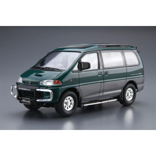 青島文化教材社 1/24 ザ・モデルカー No.96 ミツビシ PE8W デリカ 