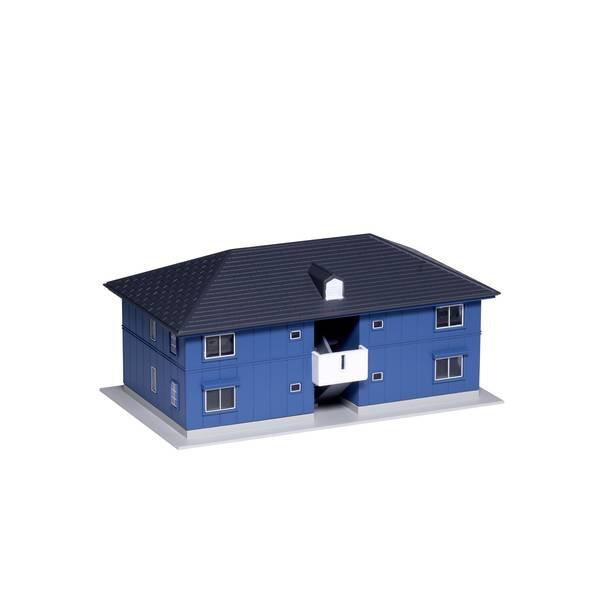 KATO Nゲージ 二階建アパート(ネイビー) 鉄道模型パーツ 23-402D