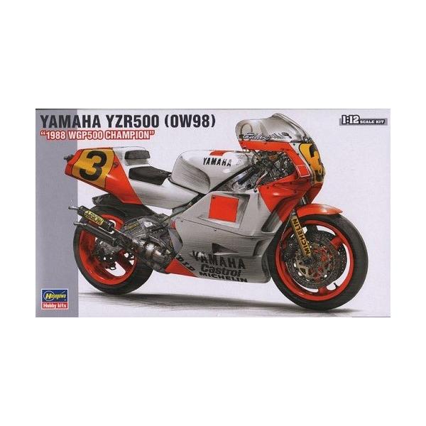 ハセガワ 1/12 ヤマハ YZR500 (0W98) 1988 WGP500 チャンピオン ハセガワ 1/12 ヤマハ YZR500 (0W98) 1988 WGP500 チャンピオン