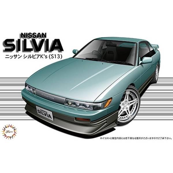 フジミ1/24ニッサンシルビアK's(S13) フジミ模型 フジミ 1/24 ニッサン シルビアK's (S13) スケールモデル