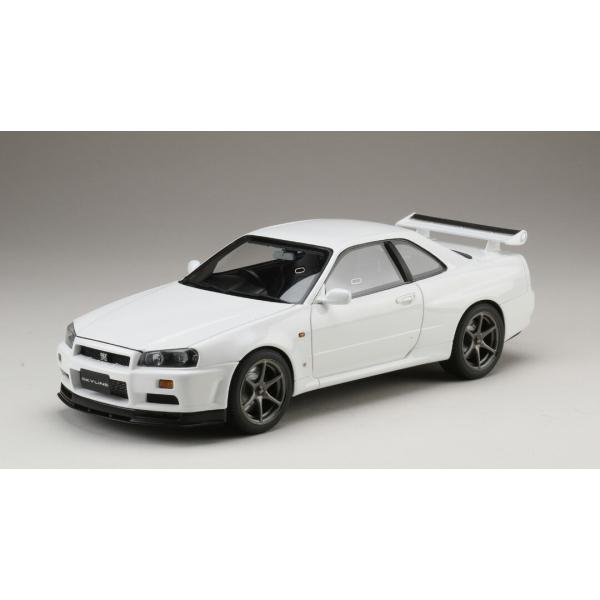 MARK43 1/18 �j�b�T�� �X�J�C���C�� GT-R V�E�X�y�b�N 1999 (BNR34) �z���C�g �����i�~�j�J�[ HJ1809W